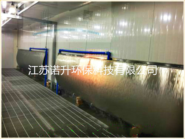 噴漆室的供風(fēng)、排風(fēng)方式等配套裝置。